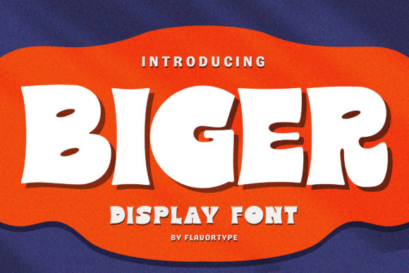Biger: A Playful Display Font for Editorial Confidence