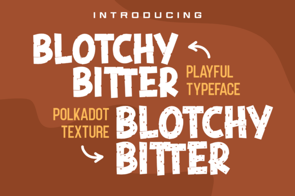 Blotchy Bitter: A Bold Typographic Asset for Editorial Impact