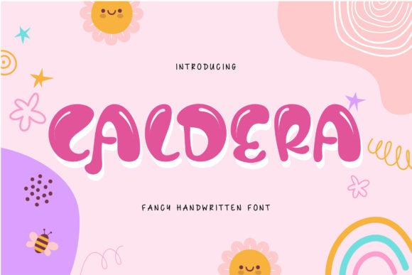 Caldera: A Bubbly Display Font for Friendly Digital Brands