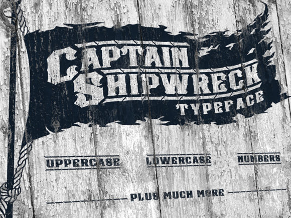 Captain Shipwreck Font: A Bold Vintage Display for Distinctive Branding