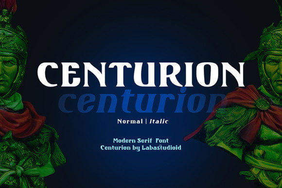 Centurion: A Display Font with Commanding Character