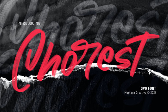 Chorest Font: A Casual Digital Asset for Online Brands