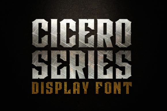 Cicero: A Bold Display Font That Commands Attention