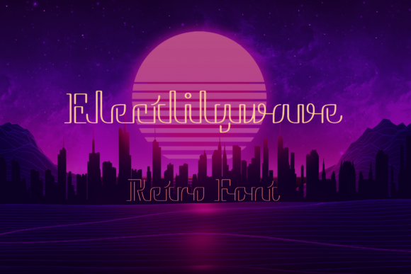 Electlilywave: A Techno Display Font for Modern Brands