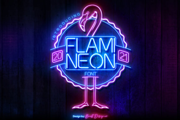 Flami Neon Brings Retro Energy to Modern Campaign Design