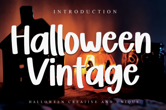 Halloween Vintage: A Display Font That Elevates Brand Design