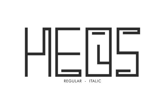 Heos: A Display Font Built for Creative Makers