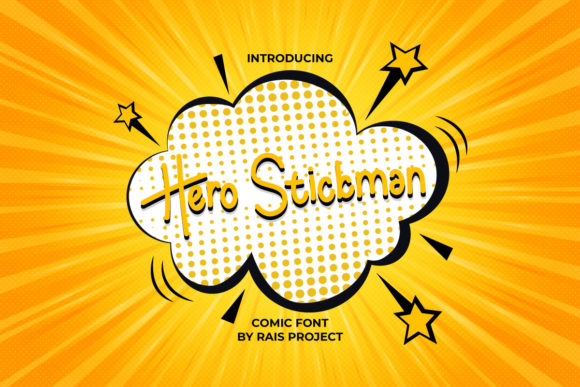 Hero Stickman: A Business-Friendly Font for Crafting Your Brand Story