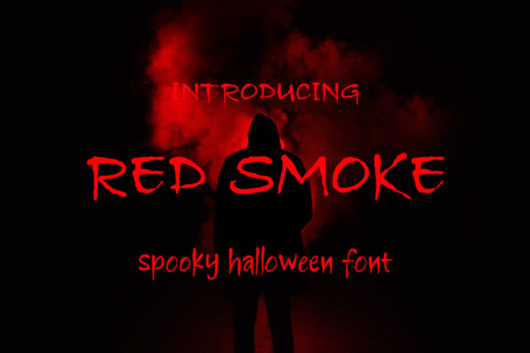 How the Red Smoke Display Font Captured Our Halloween Campaign