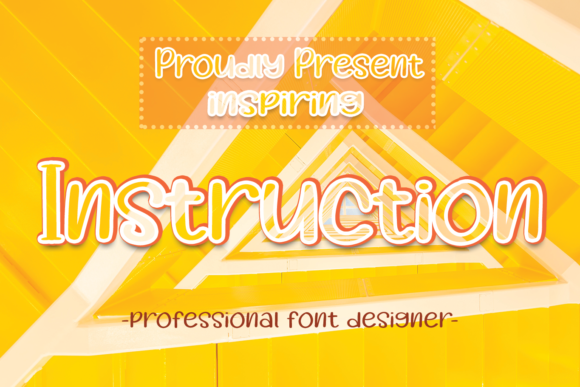 Instruction: A Font with Architectural Boldness