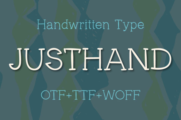 Justhand: A Display Font That Feels Like a Maker's Secret