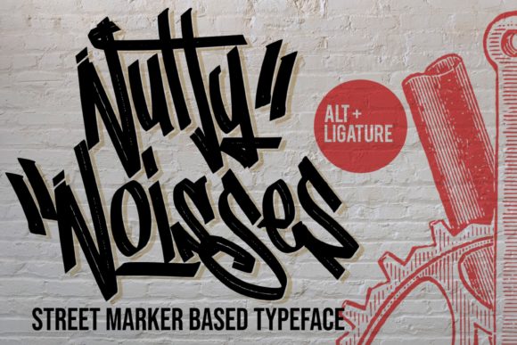 Nutty Noisses: A Futuristic Display Font for Digital Branding