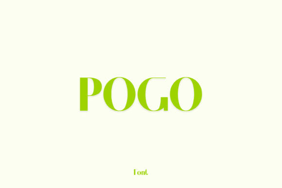 Pogo: A Font That Brings a Playful Punch to Design