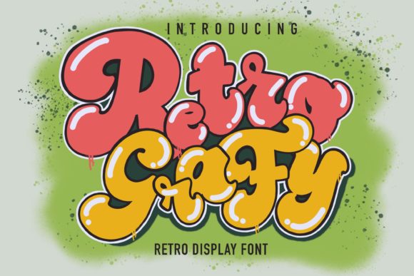 Retro Grafy: A Playful Display Font for Your Next Campaign