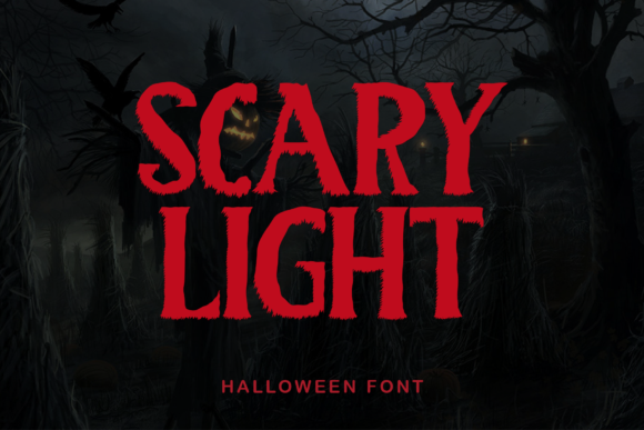 Scary Light: A Display Font for Spooky Editorial Design