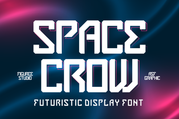 Space Crow: A Bold Display Font for Editorial Design