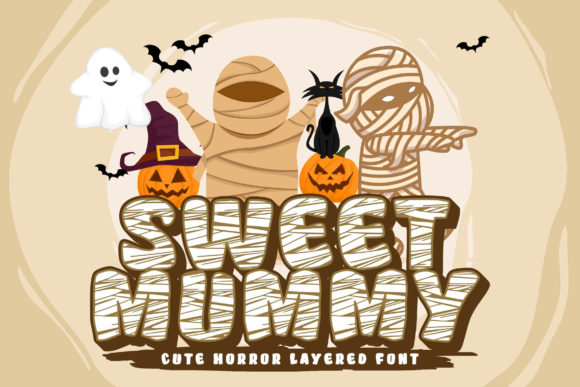 Sweet Mummy Horror Font: A Display Typeface Designed for Digital Visibility