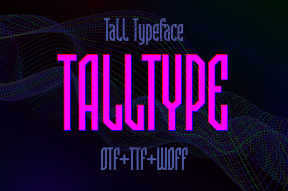 Talltype: A Bold Robotic Font for Modern Branding Projects