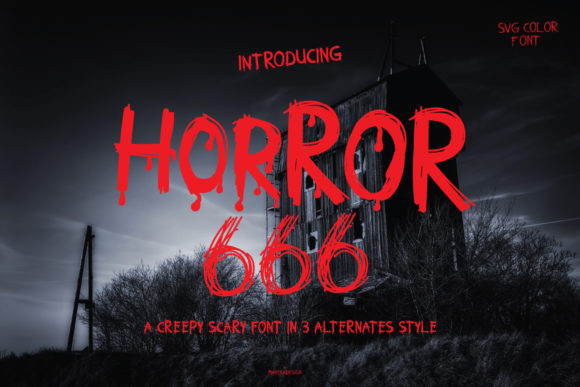 Testing Horror 666: A Display Font for Dramatic Digital Impact