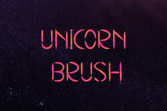 Unicorn Brush Display Font: A Cool, Casual Typeface Review